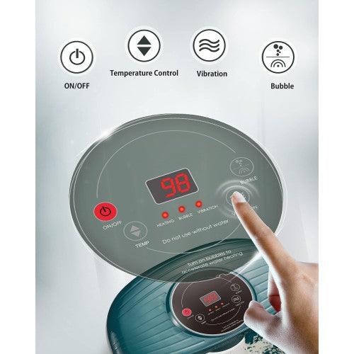 Foot Spa Bath Massager with Heat, Bubbles ; Vibration, 16 Massage Rollers - Toytexx Foot Spa Bath Massager with Heat, Bubbles ; Vibration, 16 Massage Rollers - Toytexx